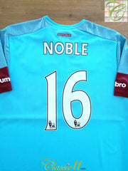 2015/16 West Ham Away Premier League Football Shirt Noble #16