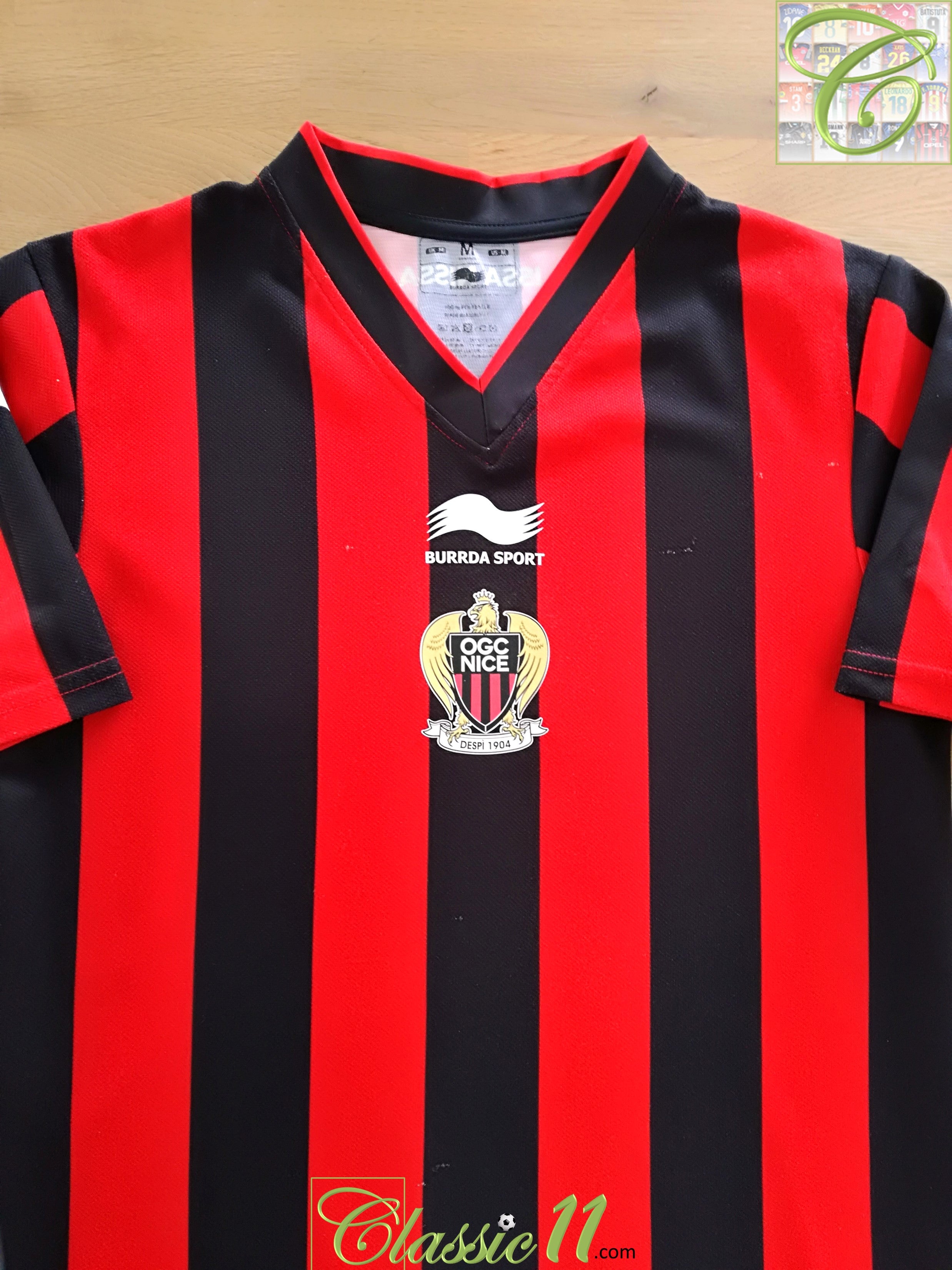 2015/16 OGC Nice Home Football Shirt