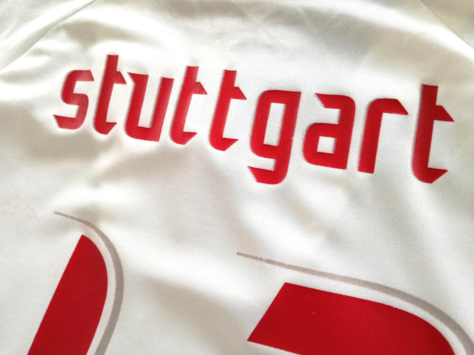 2007/08 VfB Stuttgart Home Player Issue Football Shirt. #12 (S)