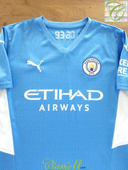 2021/22 Man City Home Football Shirt