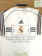 1998/99 Real Madrid Home 'Champions of Europe' Football Shirt