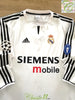 2003/04 Real Madrid Home Champions League Long Sleeve Football Shirt