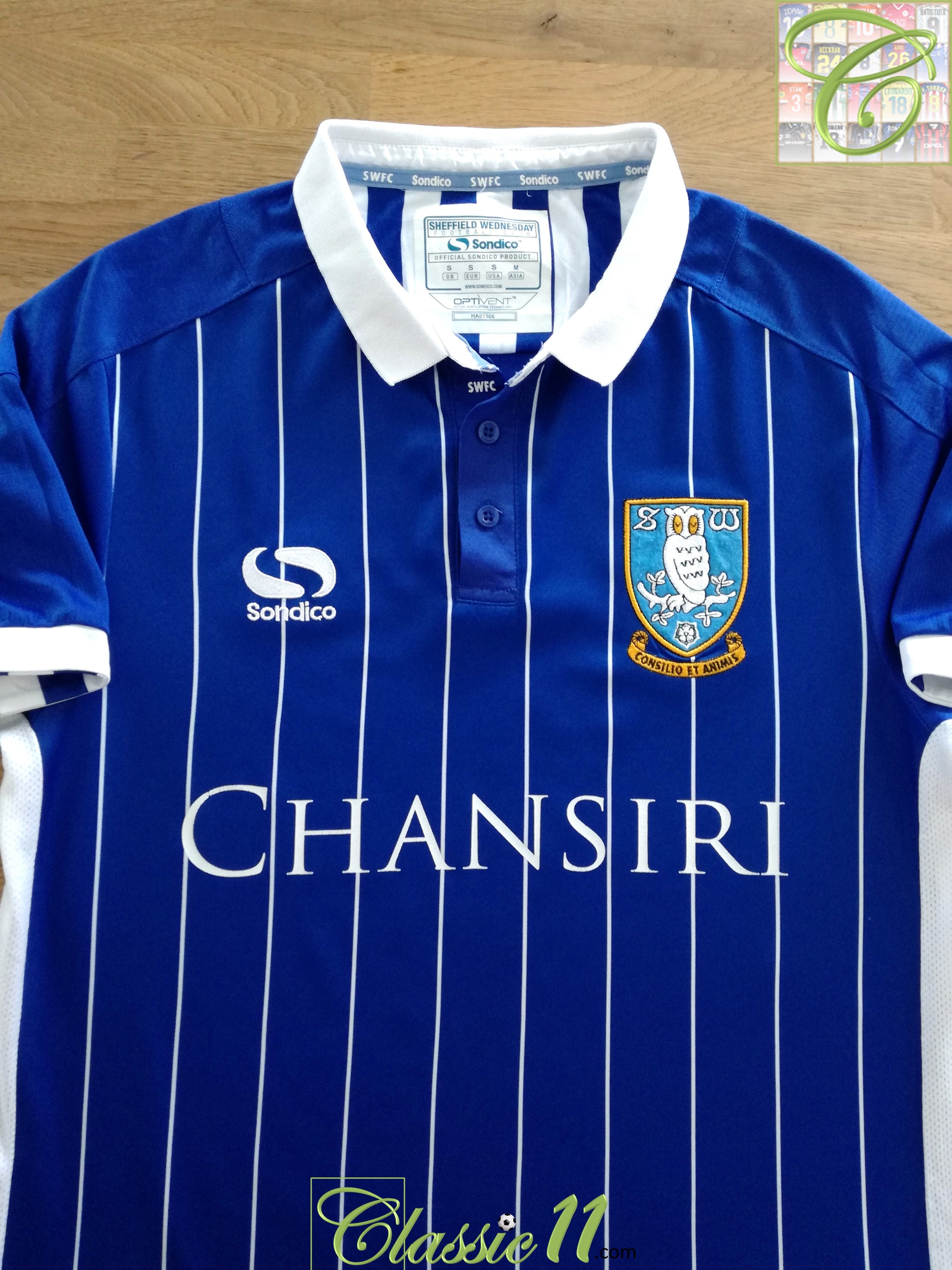 2016/17 Sheffield Wednesday Home Football Shirt