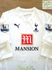 2007/08 Tottenham Home Premier League Football Shirt. Malbranque #15 (L)