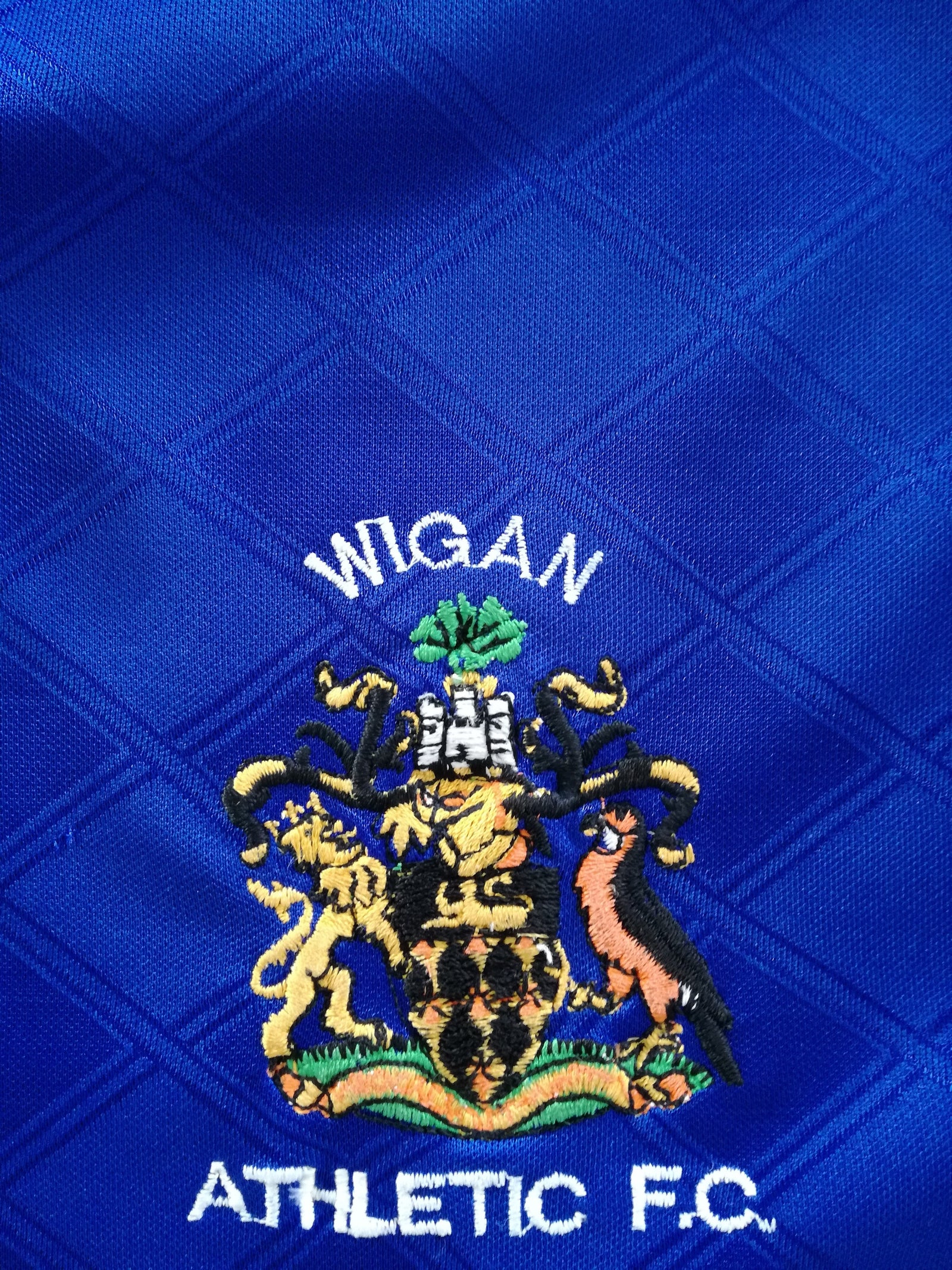 1989/90 Wigan Athletic Home football Shirt (XL)