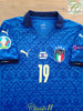 2021 Italy Home European Championship (vs England) Football Shirt Bonucci #19 (L) *BNWT*