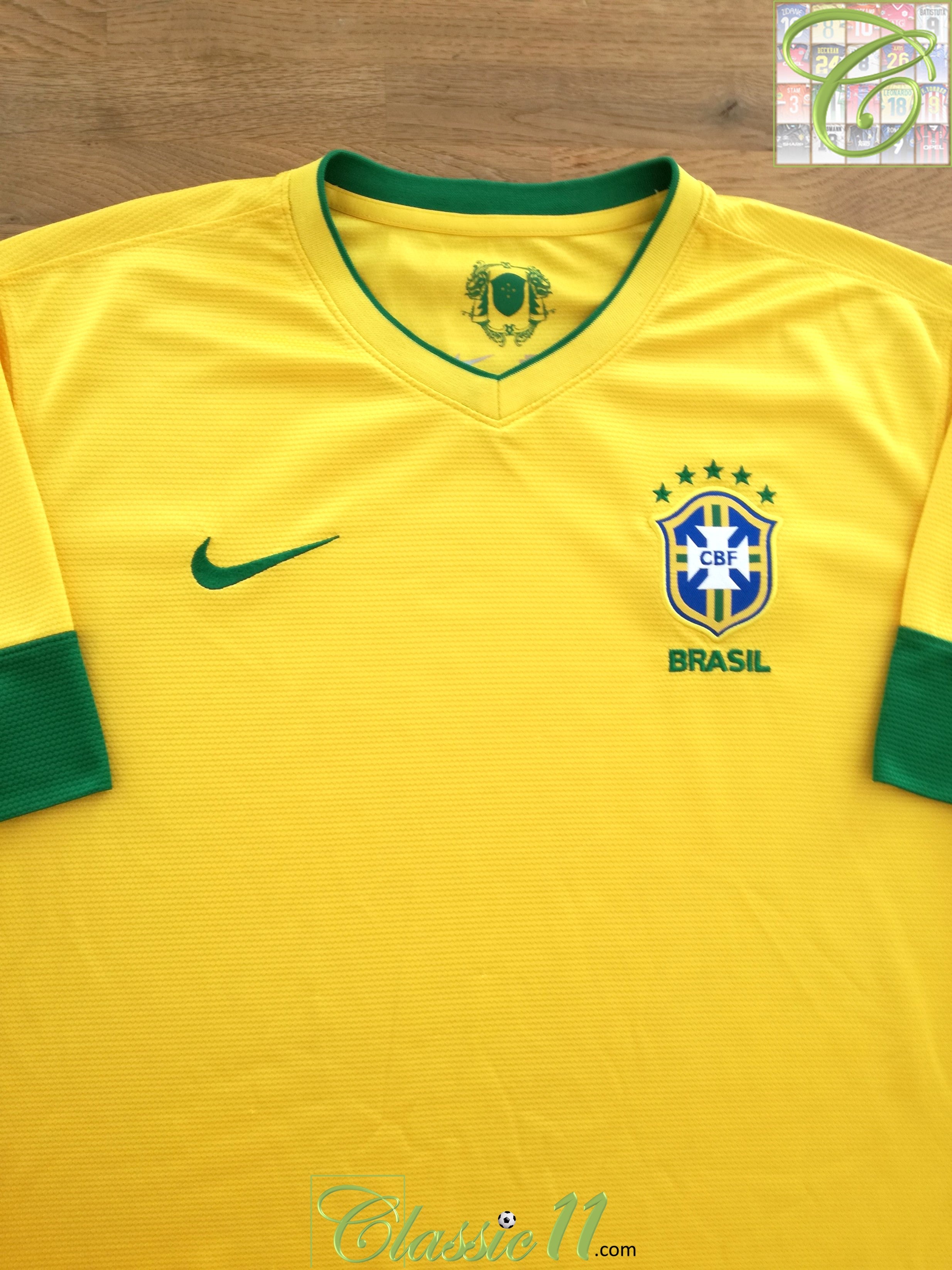 2012/13 Brazil Home Football Shirt