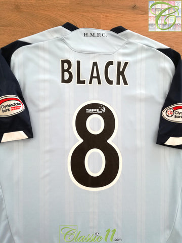 2009/10 Hearts Away SPL Football shirt Black #8