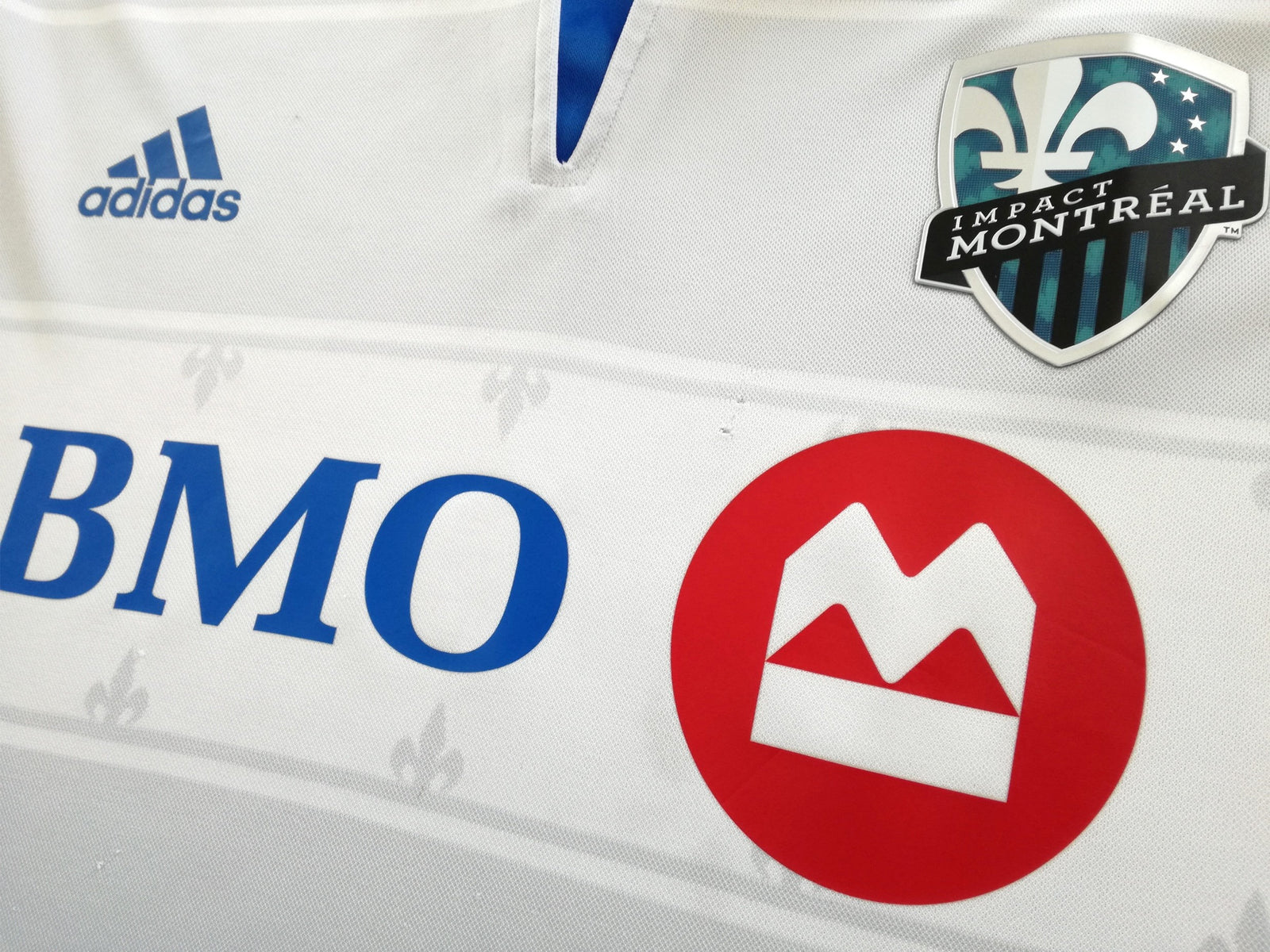 2015 Montreal Impact Away MLS Adizero Football Shirt. (XXL)