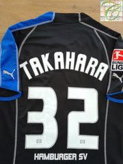 2005/06 Hamburg Away Bundesliga Football Shirt Takahara #32