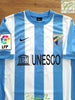 2011/12 Malaga Home La Liga Football Shirt