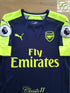 2016/17 Arsenal 3rd Premier League Player Issue Football Shirt