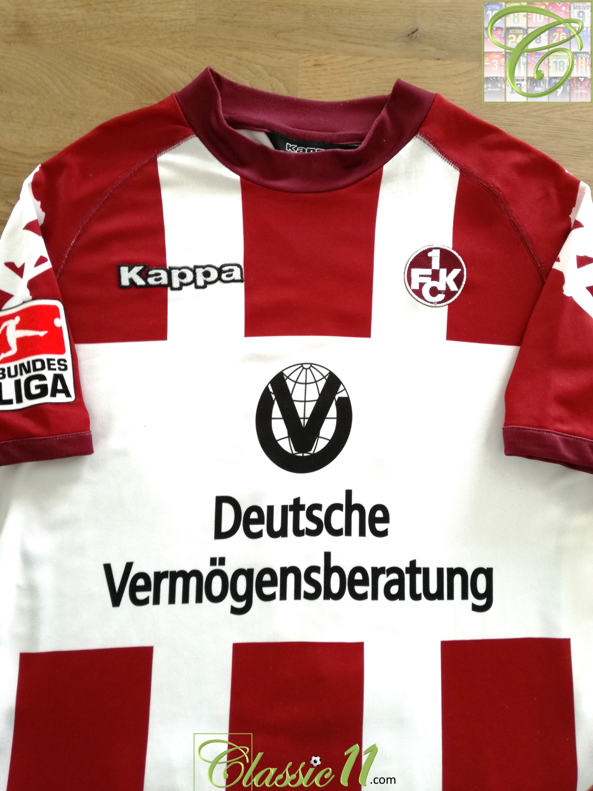 2006/07 1. FC Kaiserslautern Home Bundesliga Football Shirt