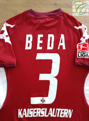 2006/07 1. FC Kaiserslautern Home Bundesliga Football Shirt Beda #3