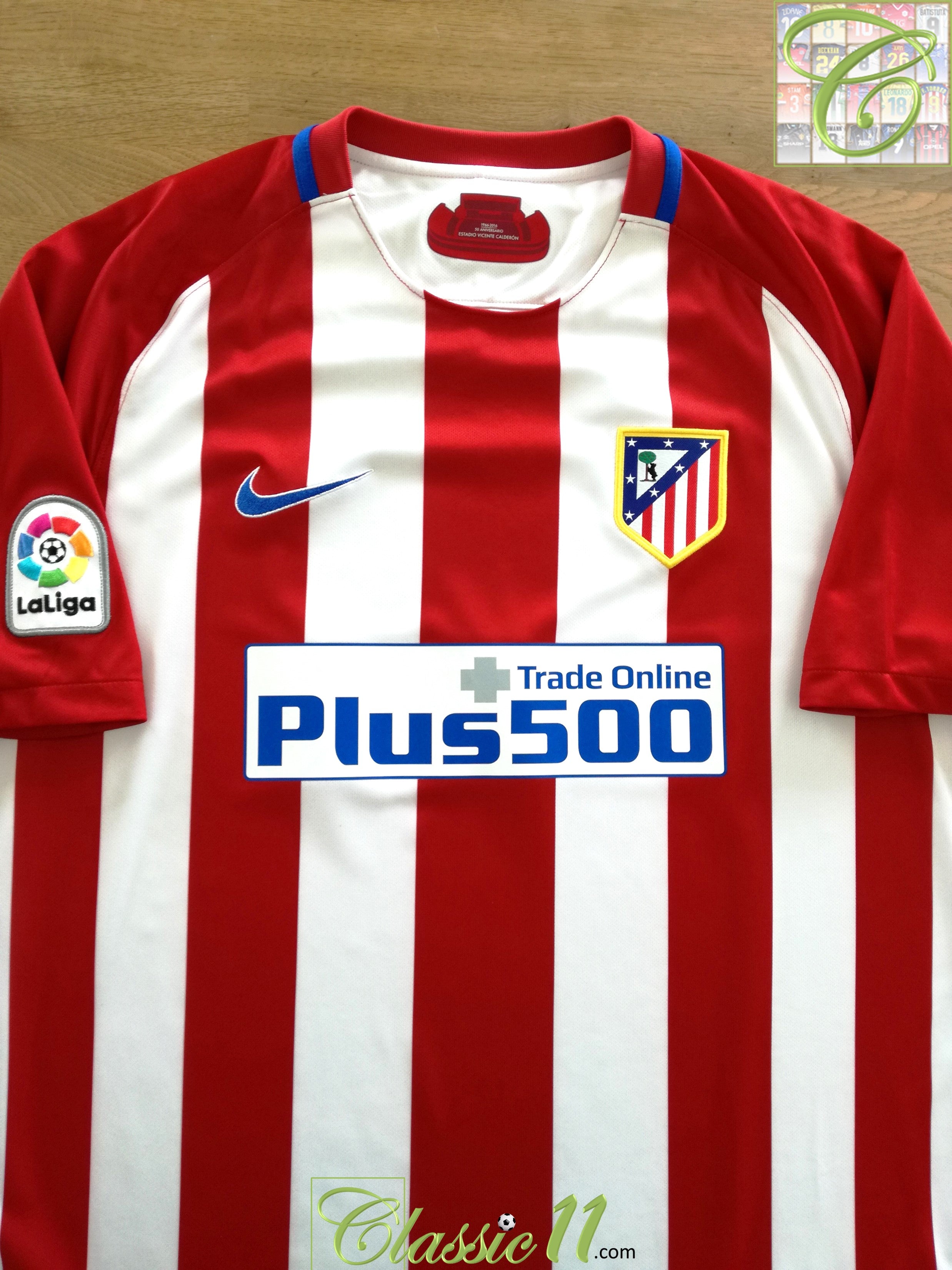 2016/17 Atlético Madrid Home La Liga Football Shirt