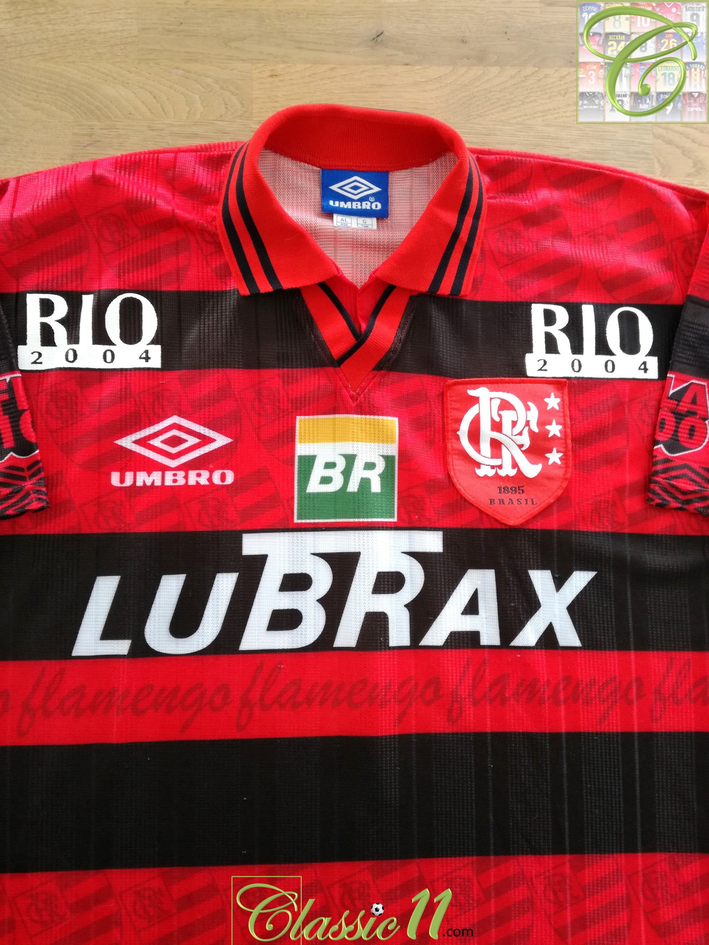 1996 Flamengo Home Centenary Football Shirt