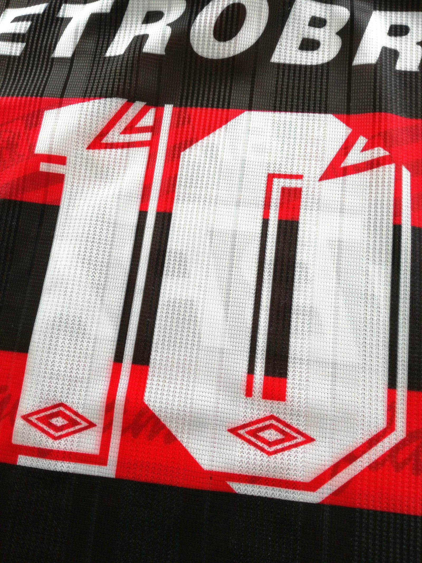 1996 Flamengo Home Centenary Football Shirt #10 (L)