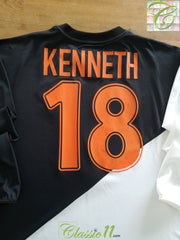 2005/06 Dundee Utd Away UEFA Cup Long Sleeve Football Shirt Kenneth #18