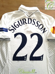 2012/13 Tottenham Home Europa League Football Shirt Sigurdsson #22