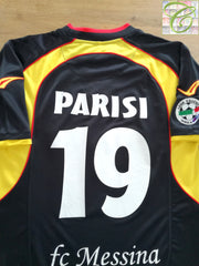 2003/04 Messina 3rd Serie B Football Shirt Parisi #19
