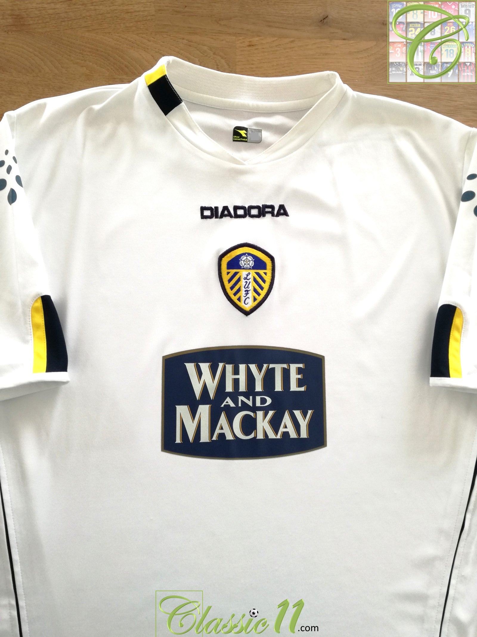 2004/05 Leeds United Home Football Shirt