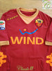 2011/12 Roma Home Serie A Football Shirt Pjanic #15 (S)