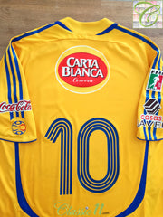 2006/07 Tigres Home FMF Football Shirt Gaitan #10