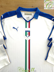2015/16 Italy Away Long Sleeve Football Shirt