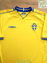 2003/04 Sweden Home Football Shirt
