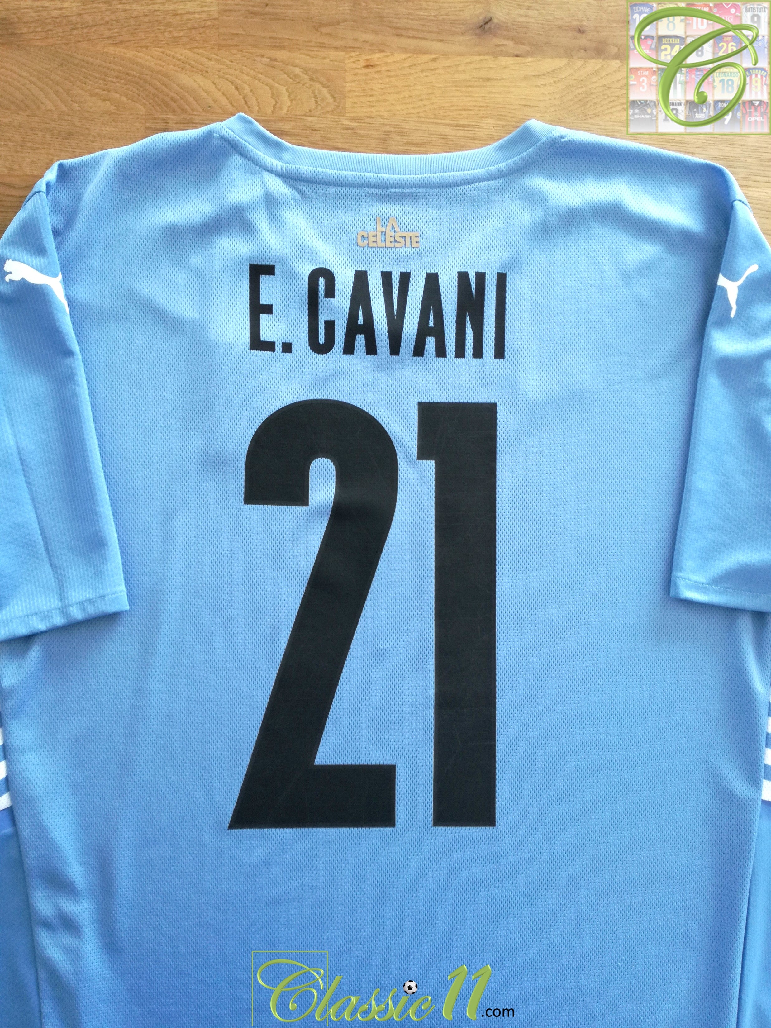 2021/22 Uruguay Home Football Shirt E. Cavani #21