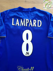 2005/06 Chelsea Home Premier League Football Shirt Lampard #8 (S)