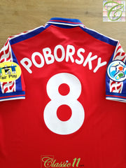 1996 Czech Republic Home European Championship Football Shirt Poborsky #8