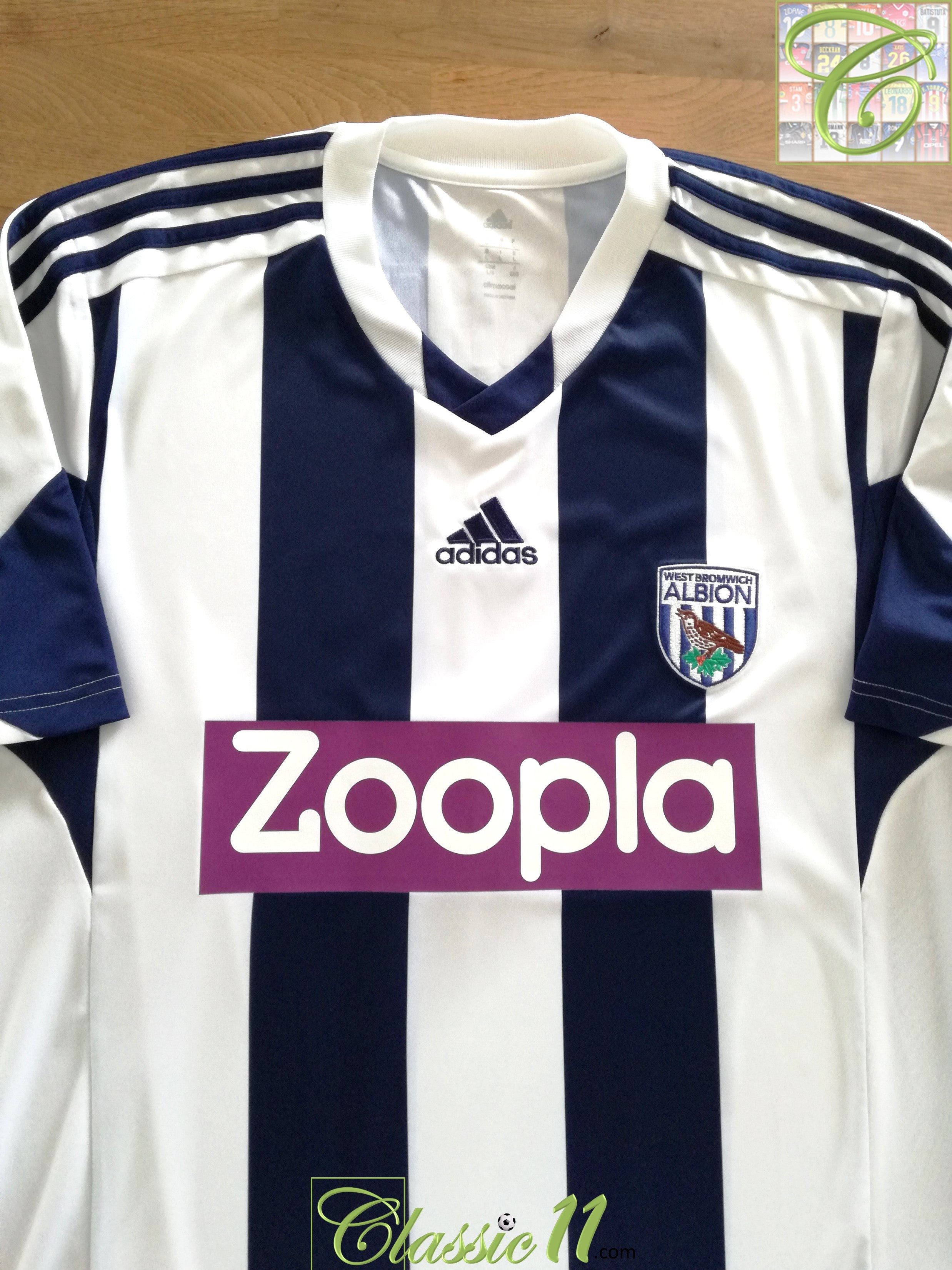 2013/14 WBA Home Football Shirt