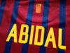 2011/12 Barcelona Home La Liga Football Shirt Abidal #22 (XL)