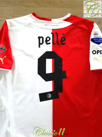 2013/14 Feyenoord Home Eredivisie Football Shirt Pellè #9