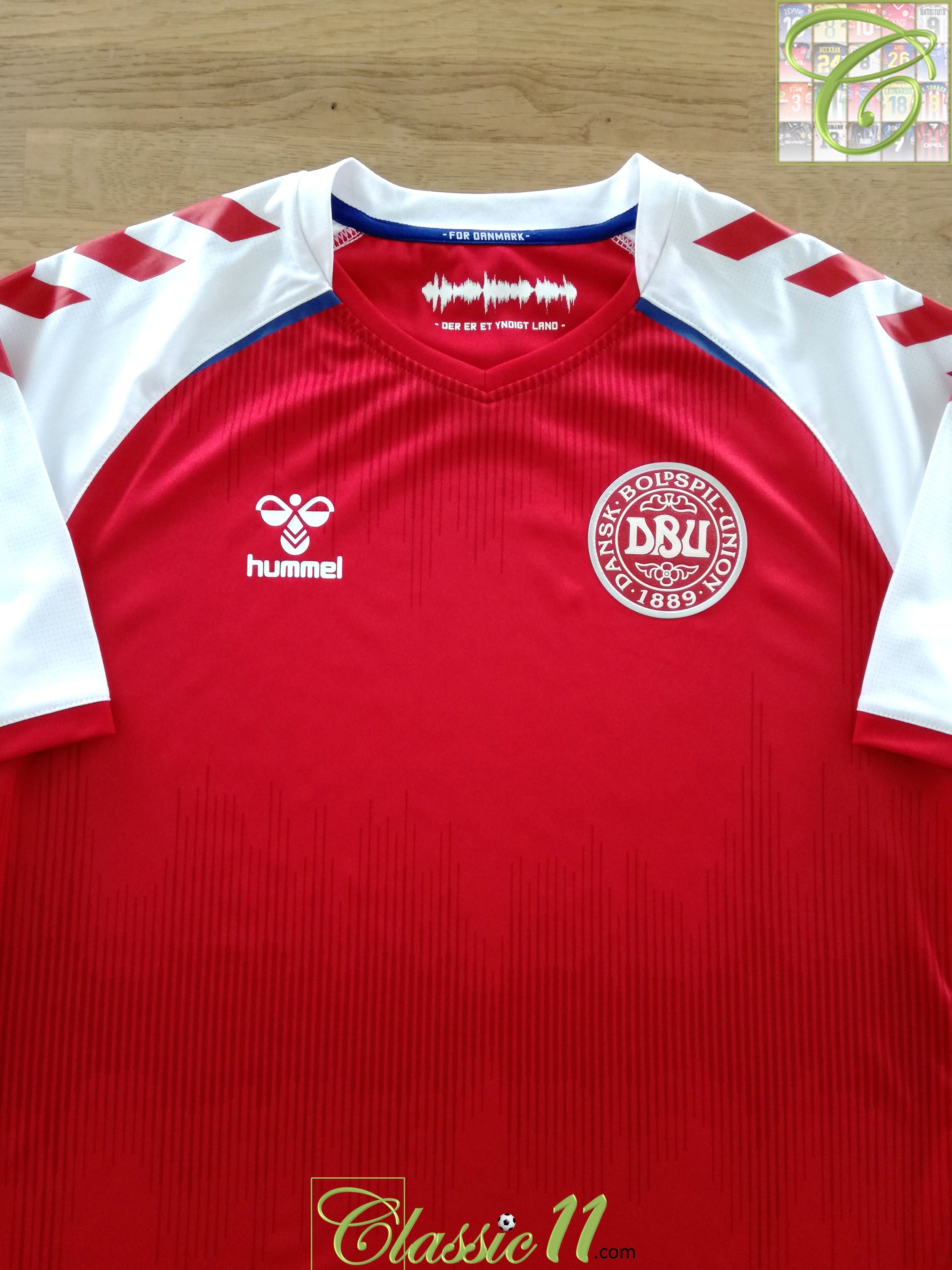 2020/21 Denmark Home Football Shirt