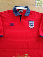 2000/01 England Away Football Shirt