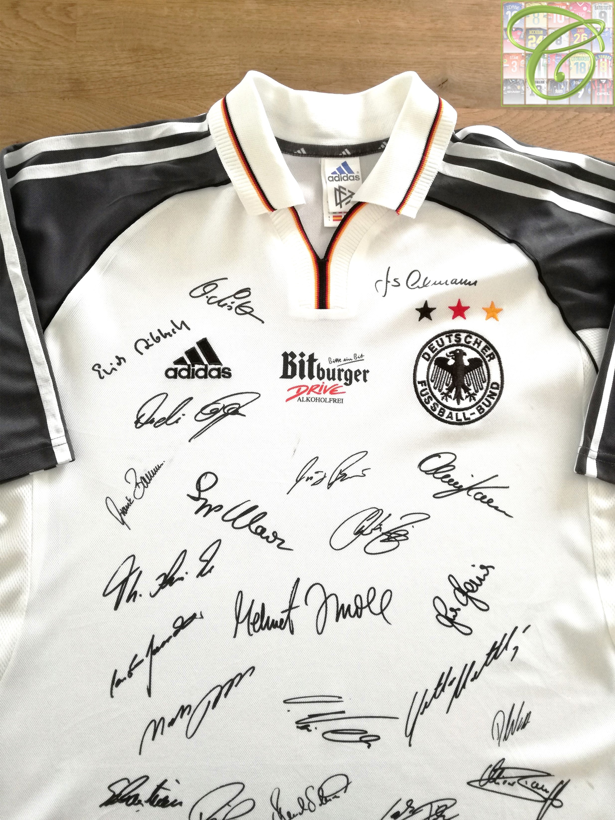 2000/01 Germany Home 'Signed' Football Shirt