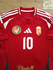 2024 Hungary Home Football Shirt Szoboszlai #10