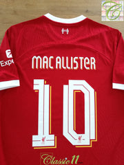 2023/24 Liverpool Home Dri-Fit ADV Football Shirt Mac Allister #10