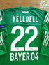 2015/16 Bayer 04 Leverkusen GK Adizero Football Shirt Yelldell #22