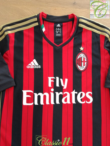 2013/14 AC Milan Home Football Shirt