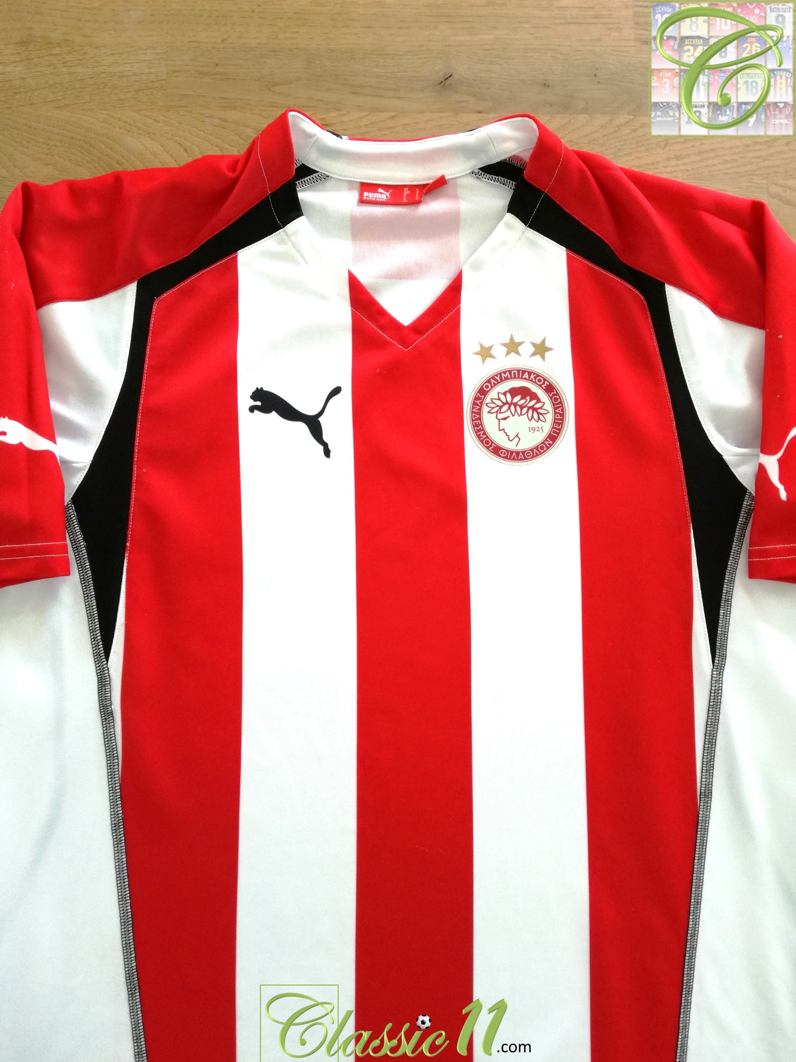 2005/06 Olympiacos Home Football Shirt