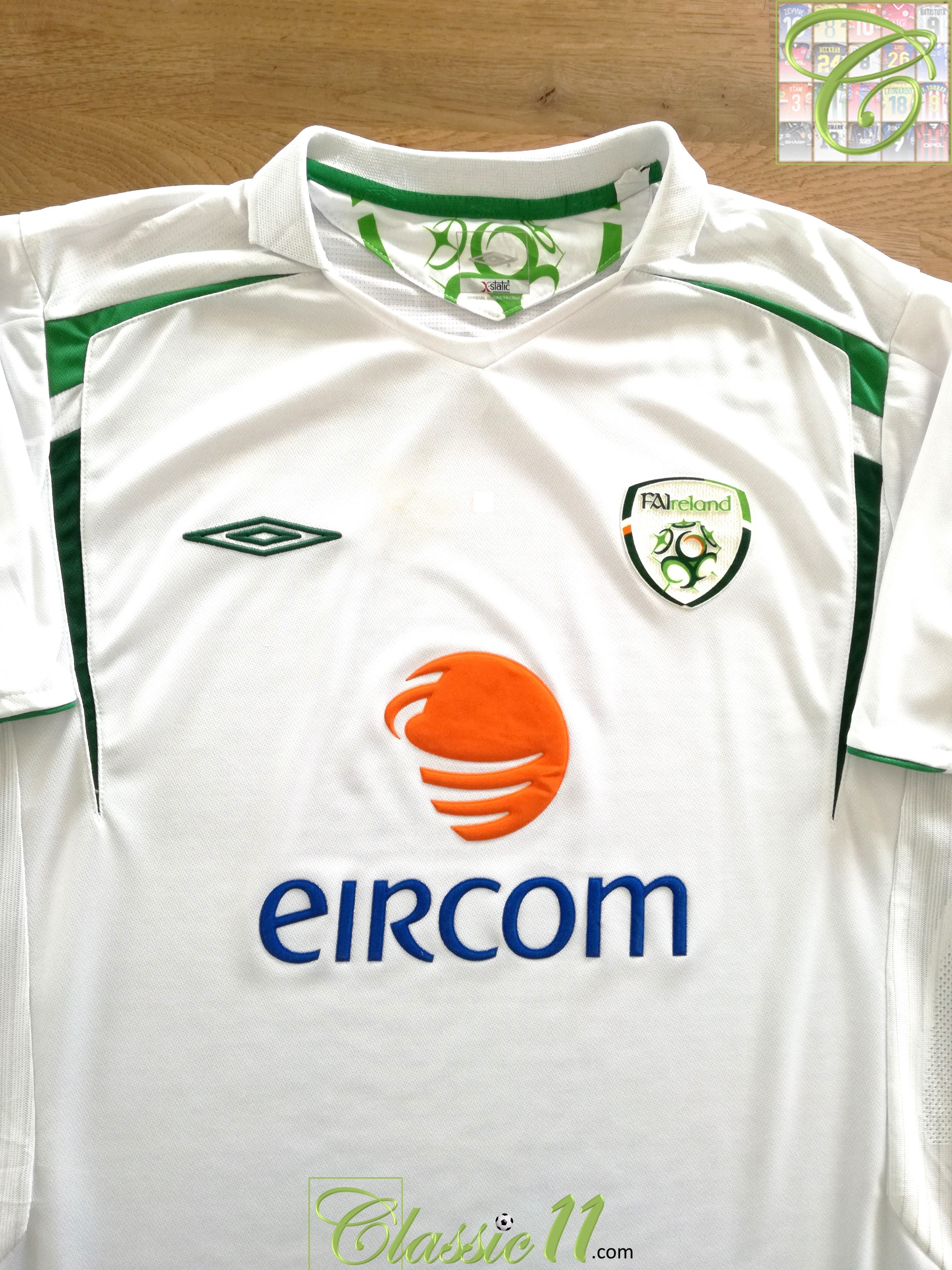 2005/06 Republic of Ireland Away Football Shirt