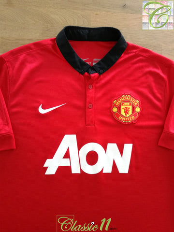 2013/14 Man Utd Home Football Shirt