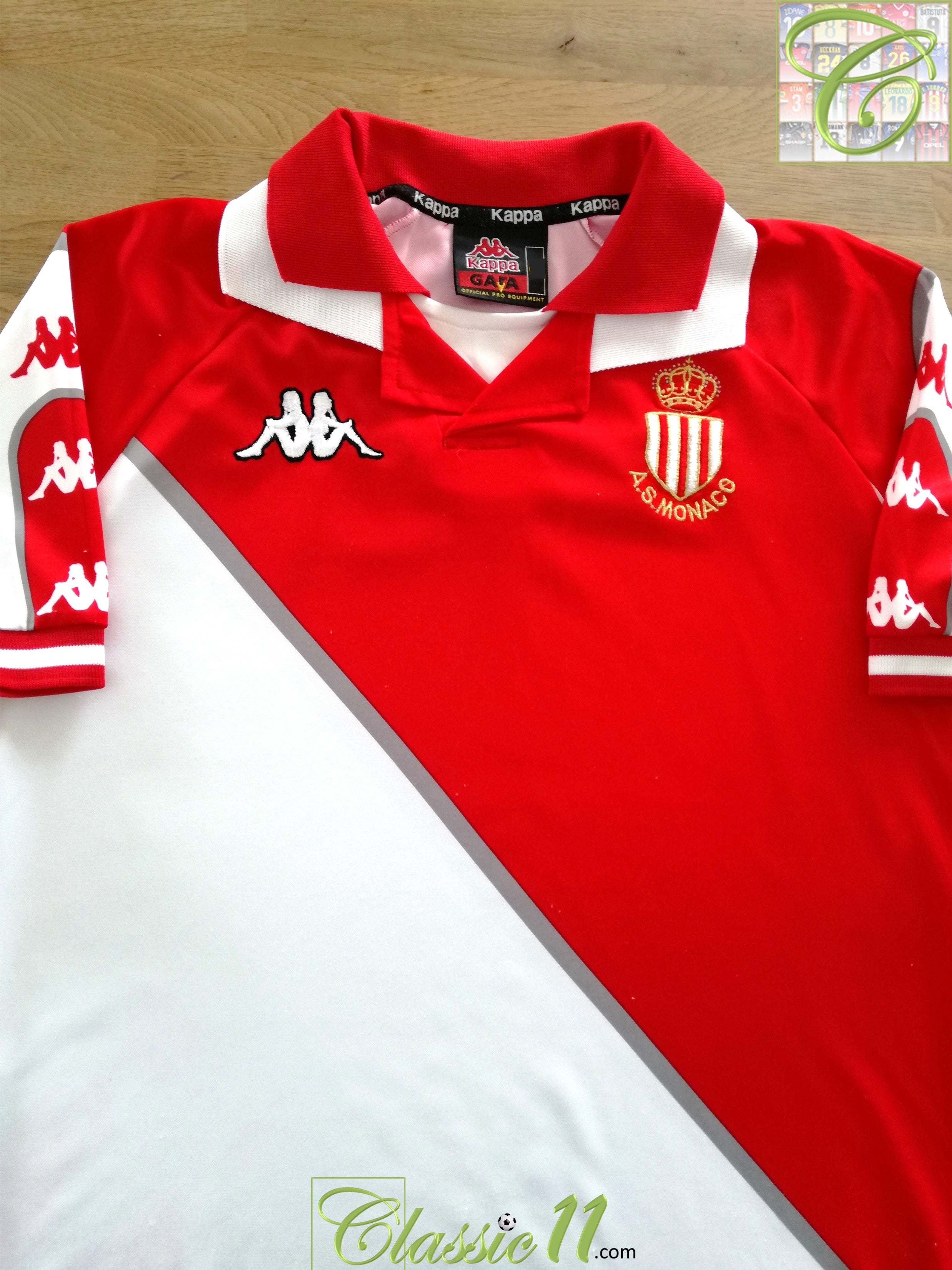 1998/99 Monaco Home Football Shirt