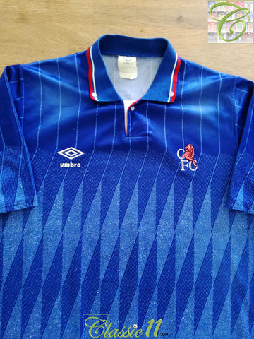 1989/90 Chelsea Home Football Shirt