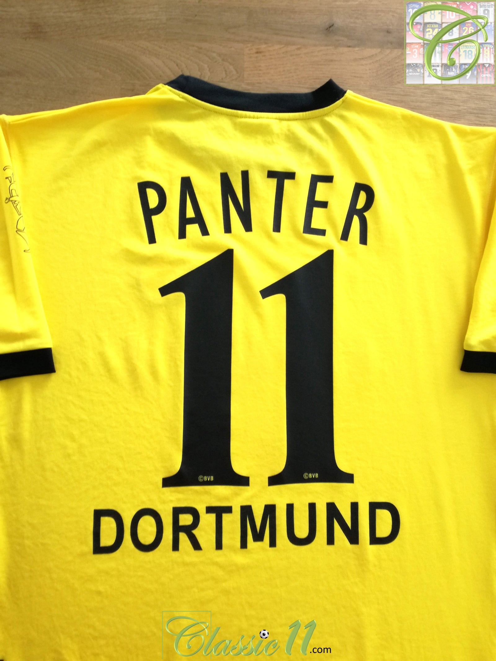 2003/04 Borussia Dortmund Home Football Shirt Panter #11