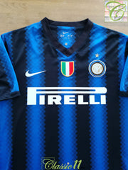 2010/11 Internazionale Home Football Shirt (L)