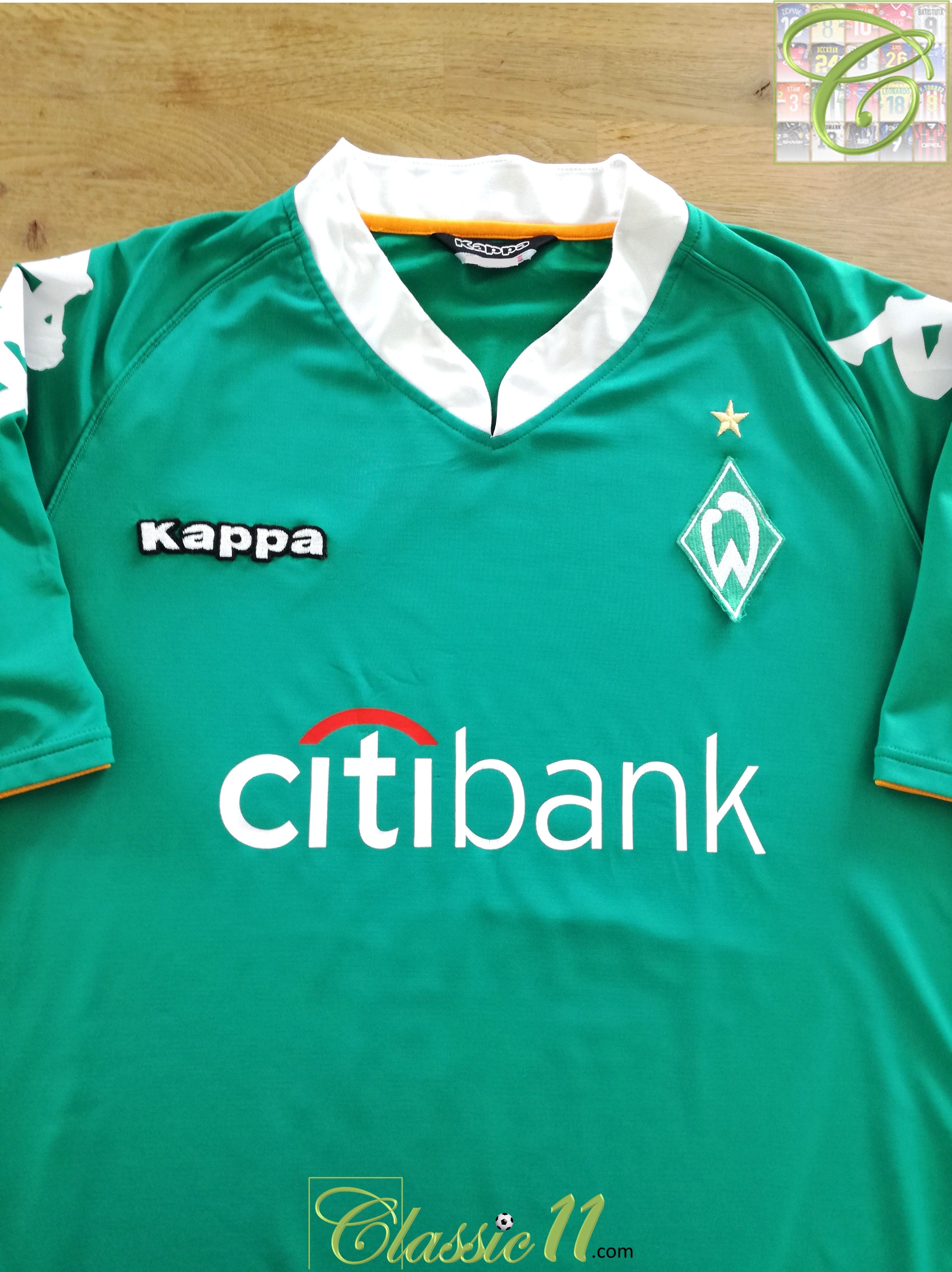 2007/08 Werder Bremen Home Football Shirt